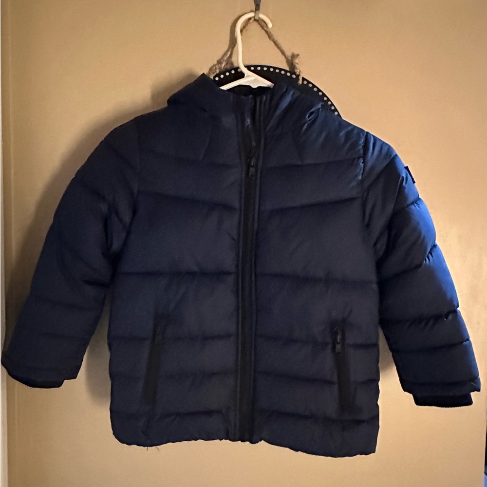 Michael Kors Kids Dark Blue Puffer Winter Jacket